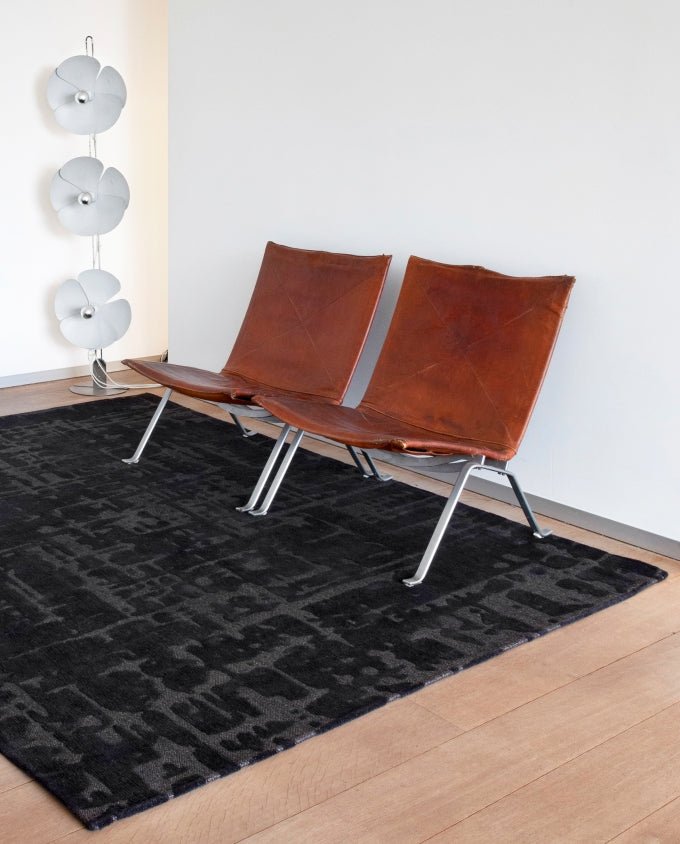 Louis De Poortere Baobab 9200 black water vintage szőnyeg - Leguan Exclusive - Louis De Poortere - 140 cm kör