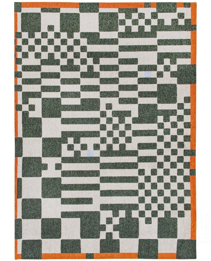 Louis De Poortere Chess 9339 deep green vintage szőnyeg - Leguan Exclusive - Louis De Poortere - 240 x 340 cm