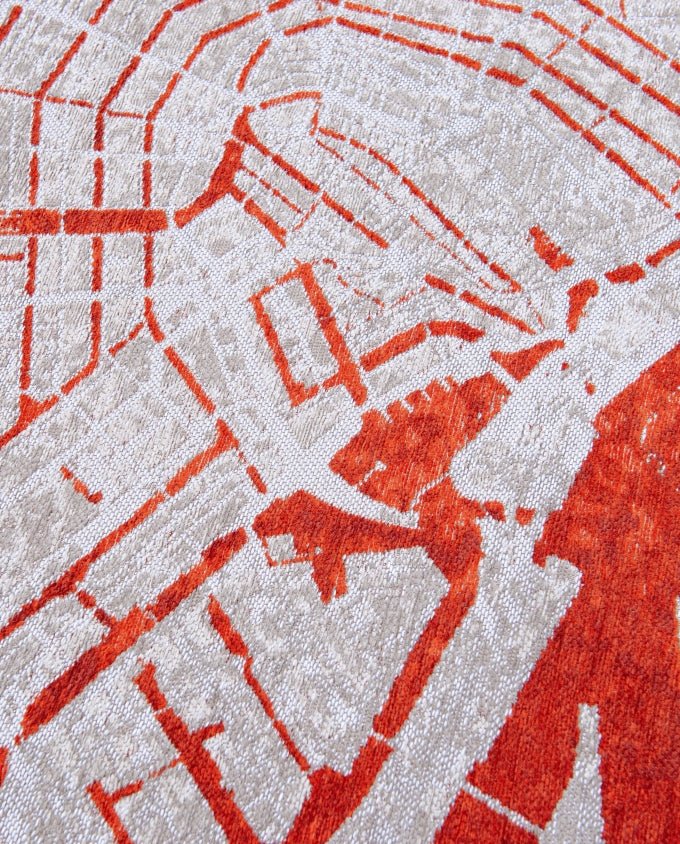 Louis De Poortere Cities Amsterdam - Orange Cut vintage szőnyeg - Leguan Exclusive - Louis De Poortere - 280 x 390 cm