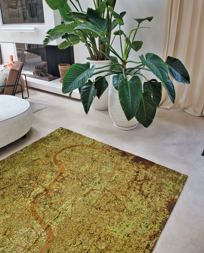 Louis De Poortere Cities London - Green Meadows vintage szőnyeg - Leguan Exclusive - Louis De Poortere - 280 x 390 cm