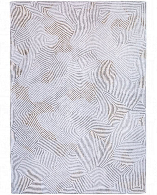 Louis De Poortere Coral 9228 oyster white vintage szőnyeg - Leguan Exclusive - Louis De Poortere - 140 cm kör