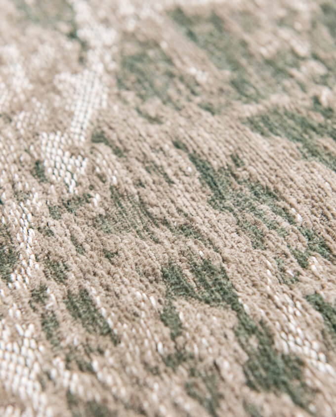 Louis De Poortere Cracks 8723 dark pine vintage szőnyeg - Leguan Exclusive - Louis De Poortere - 240 cm kör