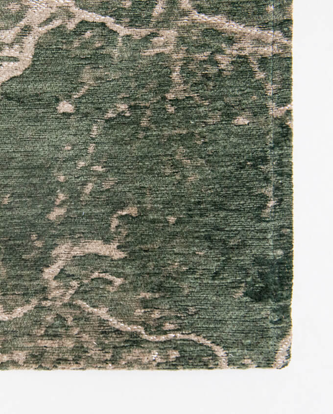 Louis De Poortere Cracks 8723 dark pine vintage szőnyeg - Leguan Exclusive - Louis De Poortere - 240 cm kör