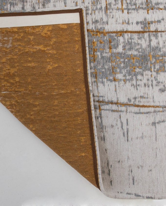 Louis De Poortere Griff 8419 columbus gold vintage szőnyeg - Leguan Exclusive - Louis De Poortere - 240 cm kör