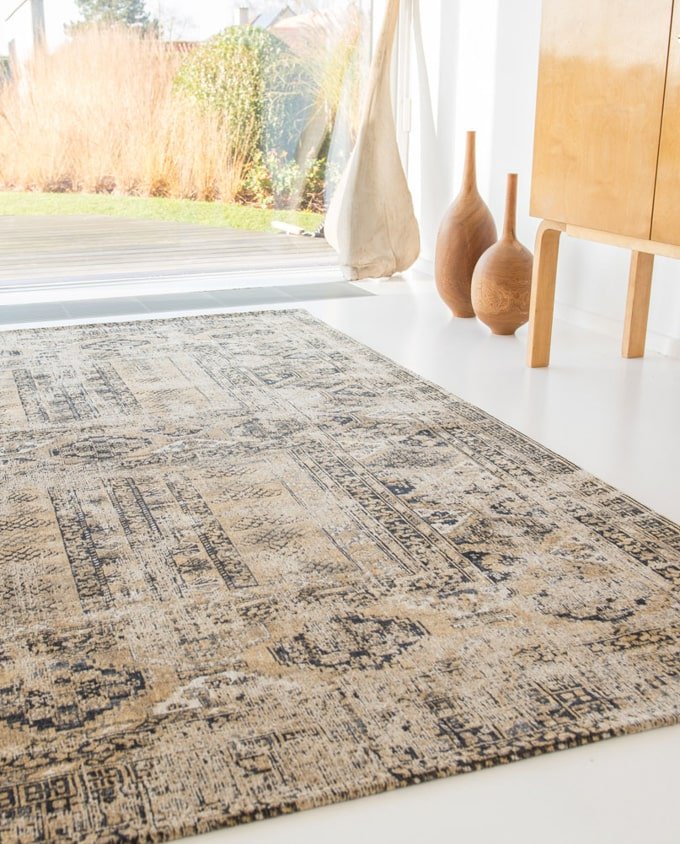 Louis De Poortere Hadschlu 8720 agha old gold vintage szőnyeg - Leguan Exclusive - Louis De Poortere - 140 x 200 cm