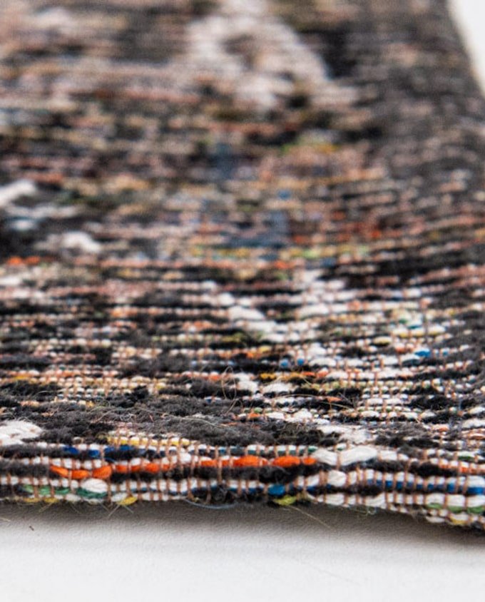 Louis De Poortere Kilim 9113 black rabat vintage szőnyeg - Leguan Exclusive - Louis De Poortere - 140 x 200 cm