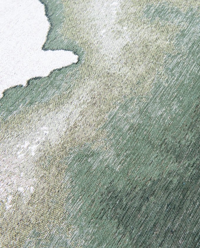 Louis De Poortere Lagoon 9331 palm green vintage szőnyeg - Leguan Exclusive - Louis De Poortere - 280 x 390 cm