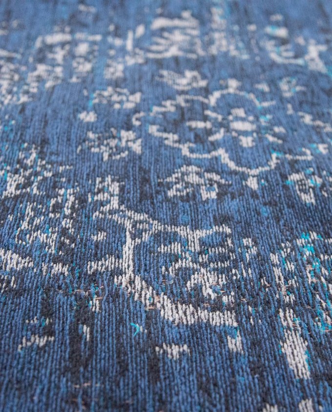 Louis De Poortere Medallion 8254 blue night vintage szőnyeg - Leguan Exclusive - Louis De Poortere - 80 x 150 cm