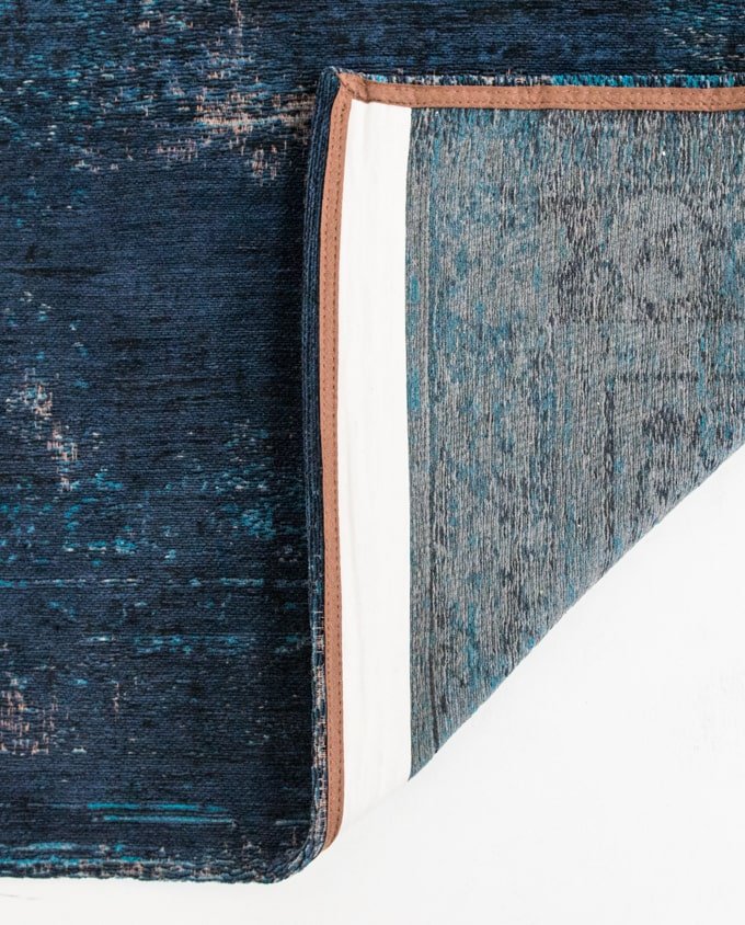 Louis De Poortere Medallion 8254 blue night vintage szőnyeg - Leguan Exclusive - Louis De Poortere - 80 x 150 cm