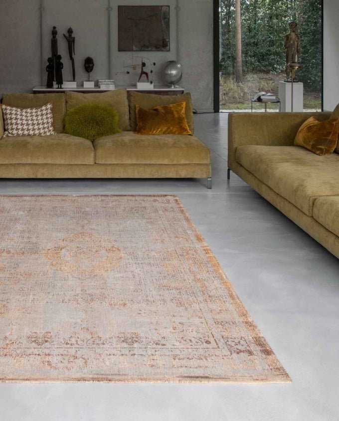 Louis De Poortere Medallion 9067 salmon vintage szőnyeg - Leguan Exclusive - Louis De Poortere - 80 x 150 cm