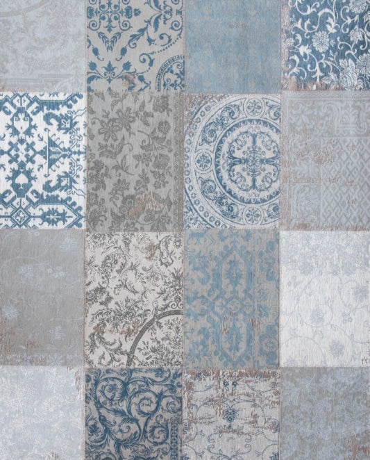 Louis De Poortere Multi 8981 bruges blue vintage szőnyeg - Leguan Exclusive - Louis De Poortere - 80 x 150 cm