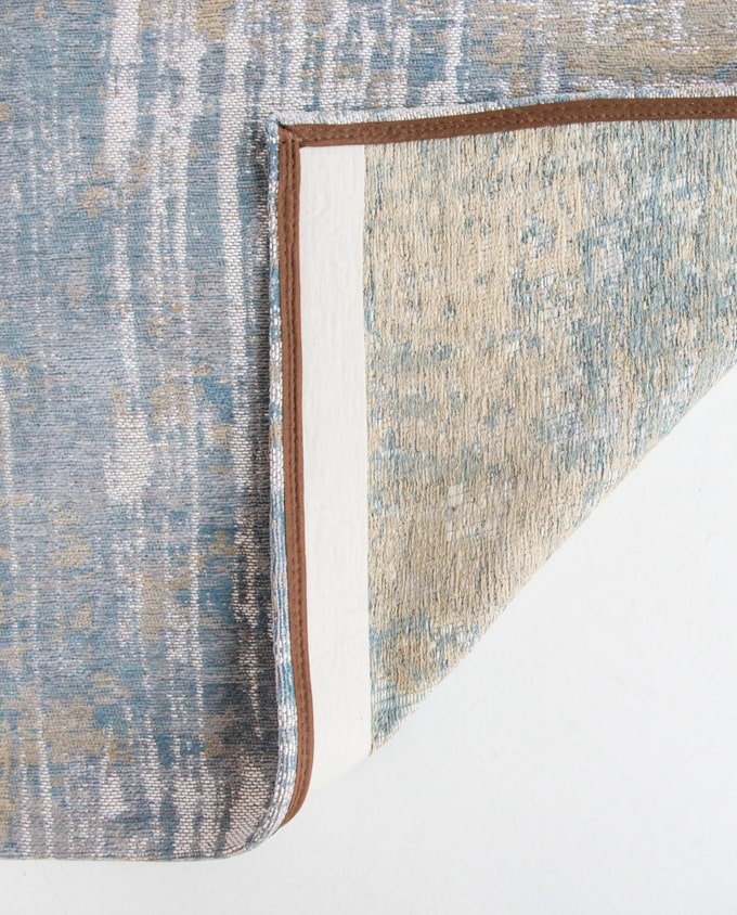 Louis De Poortere Streaks 8718 long island blue vintage szőnyeg - Leguan Exclusive - Louis De Poortere - 240 cm kör