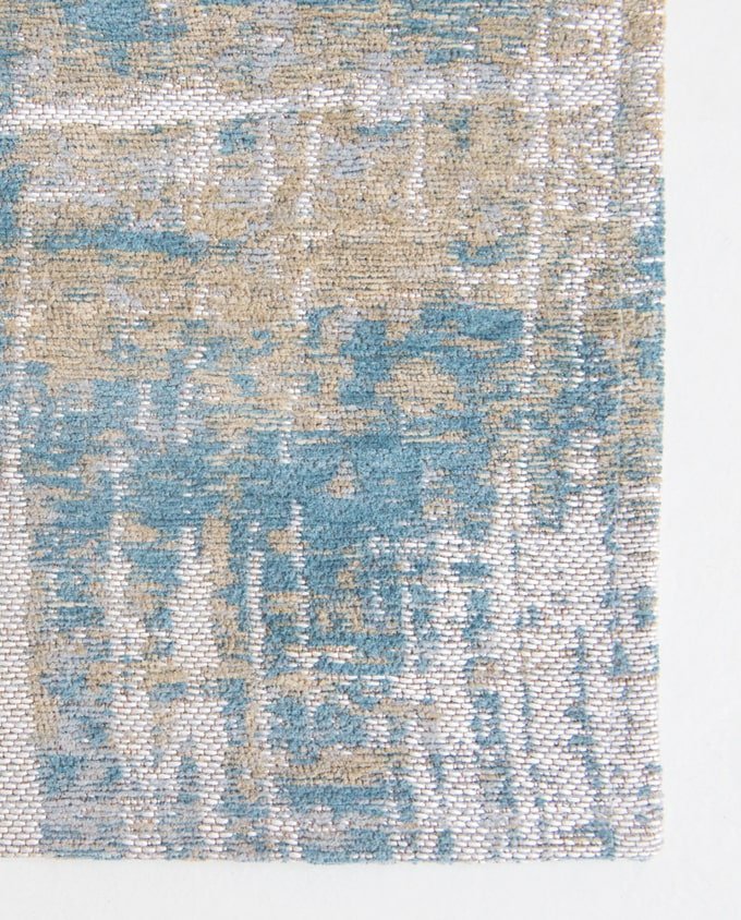 Louis De Poortere Streaks 8718 long island blue vintage szőnyeg - Leguan Exclusive - Louis De Poortere - 240 cm kör