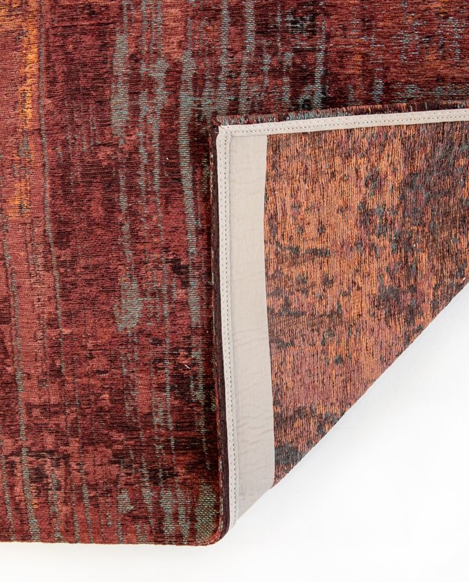 Louis De Poortere Streaks 9125 nassau red vintage szőnyeg - Leguan Exclusive - Louis De Poortere - 240 cm kör