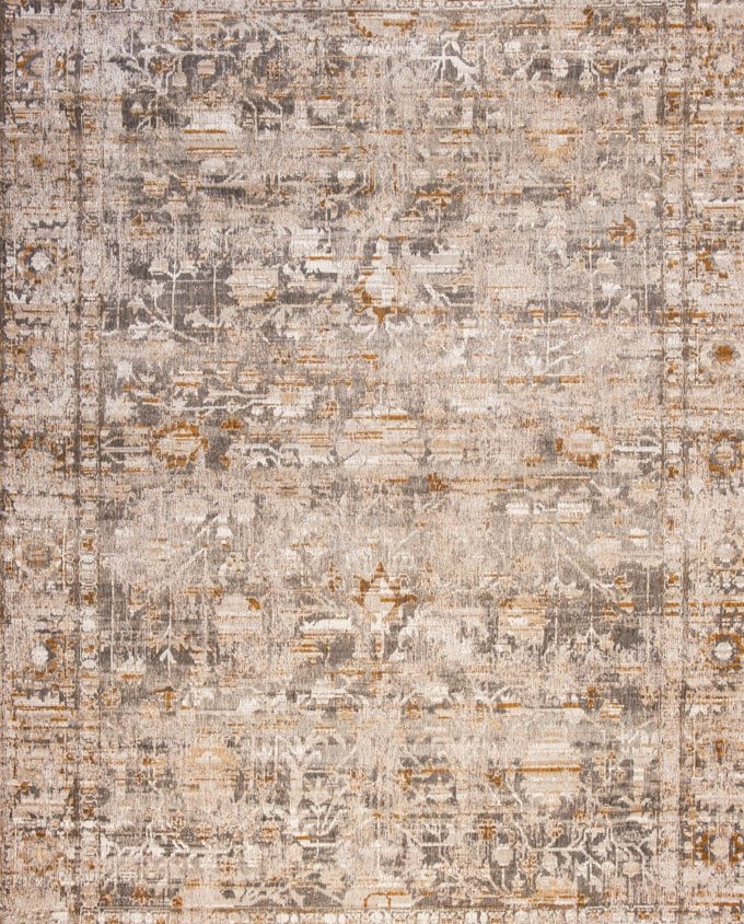 Louis De Poortere Ushak 8884 suleiman grey vintage szőnyeg - Leguan Exclusive - Louis De Poortere - 140 x 200 cm