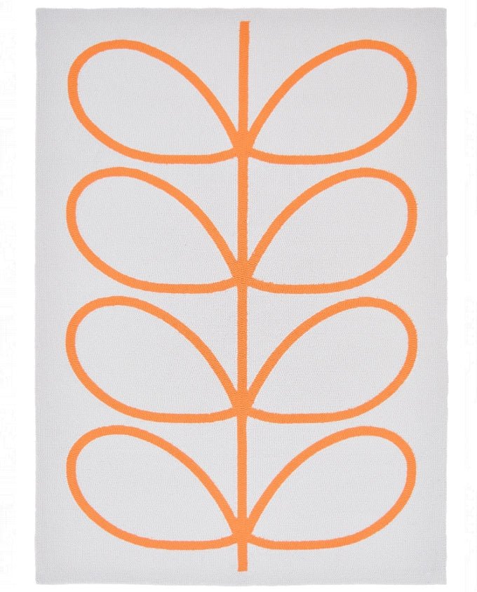Orla Kiely Giant linear stem persimmon 460703 kültéri szőnyeg - Leguan Exclusive - Orla Kiely - 140 x 200 cm