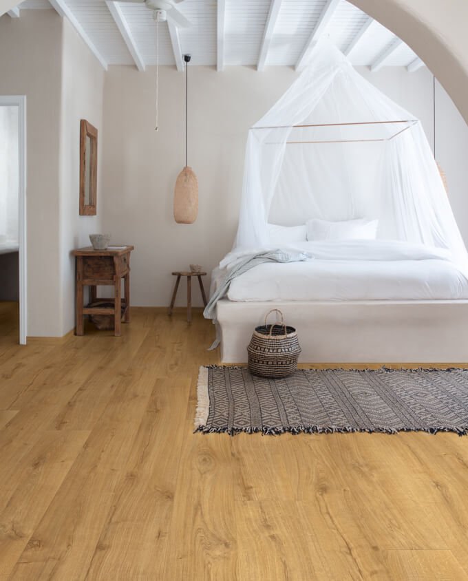Quick - Step Largo 1662 Cambridge természetes tölgy deszkák laminált padló - Leguan Exclusive - Quick Step -