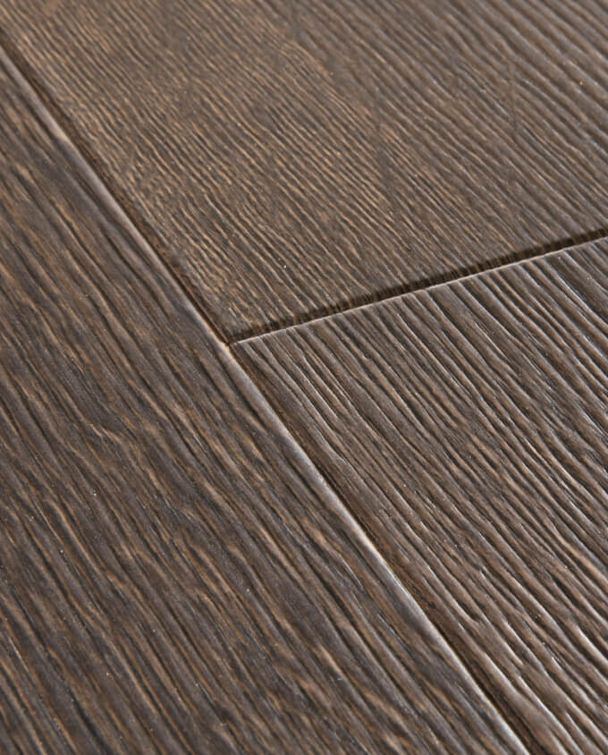 Quick - Step Majestic 3553 csiszolt sötétbarna sivatagi tölgy laminált padló - Leguan Exclusive - Quick Step -