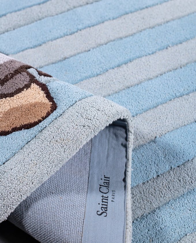 Saint Clair Kids Shaggy blue pamut szőnyeg - Leguan Exclusive - Saint Clair - 90 x 150 cm