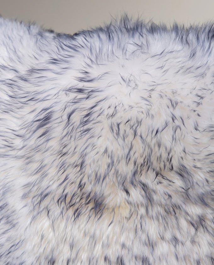 Schaffell bárányszőr wolfgrau díszpárna 40 x 40 cm - Leguan Exclusive - leguan exclusive -