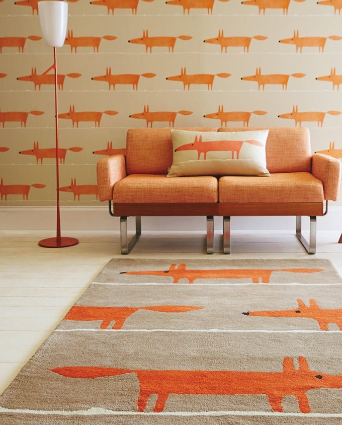 Scion Mr. Fox cinnamon 25303 design szőnyeg - Leguan Exclusive - Scion - 90 x 150 cm