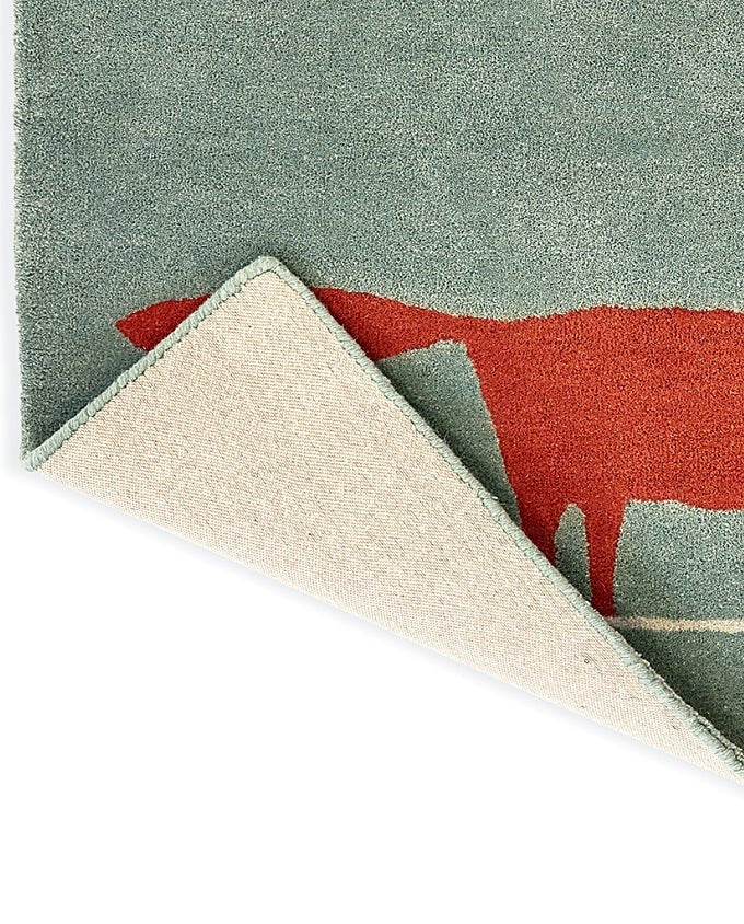 Scion Mr. Fox mint/poppy 025313 design szőnyeg - Leguan Exclusive - Scion - 120 x 180 cm