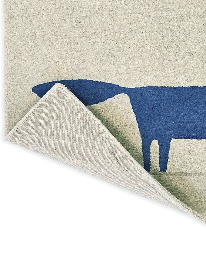 Scion Mr. Fox pebble/denim 025328 design szőnyeg - Leguan Exclusive - Scion - 140 x 200 cm
