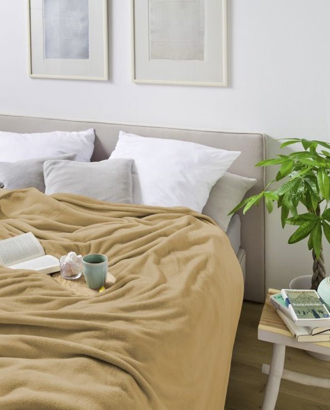 Soft & Cover beige pléd, 150 x 200 cm - Leguan Exclusive - Leguan Exclusive -