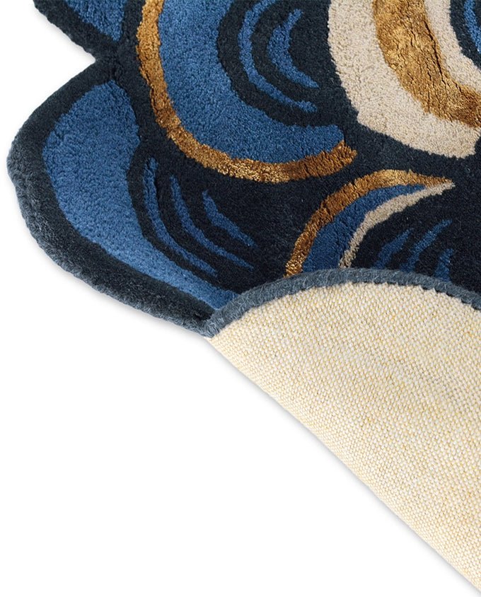 Ted Baker Masquerade blue round 160008 design szőnyeg - Leguan Exclusive - Ted Baker - 150 cm kör