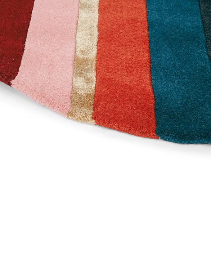 Ted Baker Sahara round burgundy 056105 design szőnyeg - Leguan Exclusive - Ted Baker - 150 cm kör