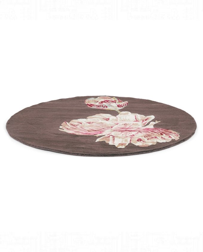 Ted Baker Tranquility round aubergine 56005 design szőnyeg - Leguan Exclusive - Ted Baker - 150 cm kör