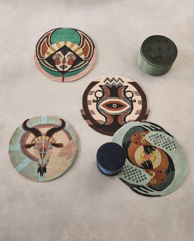 Ted Baker Zodiac Pisces 162205 design szőnyeg - Leguan Exclusive - Ted Baker - 100 cm kör