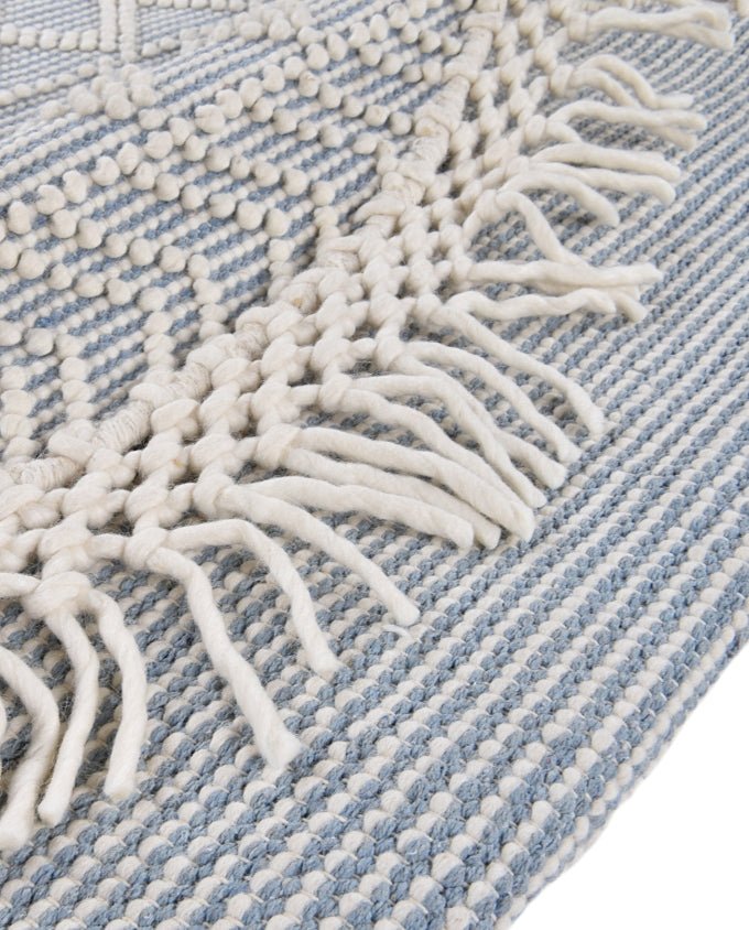 Tom Tailor Colored Macramé 700 blue design szőnyeg - Leguan Exclusive - Tom Tailor - 190 x 290 cm