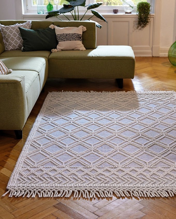 Tom Tailor Colored Macramé 700 blue design szőnyeg - Leguan Exclusive - Tom Tailor - 190 x 290 cm