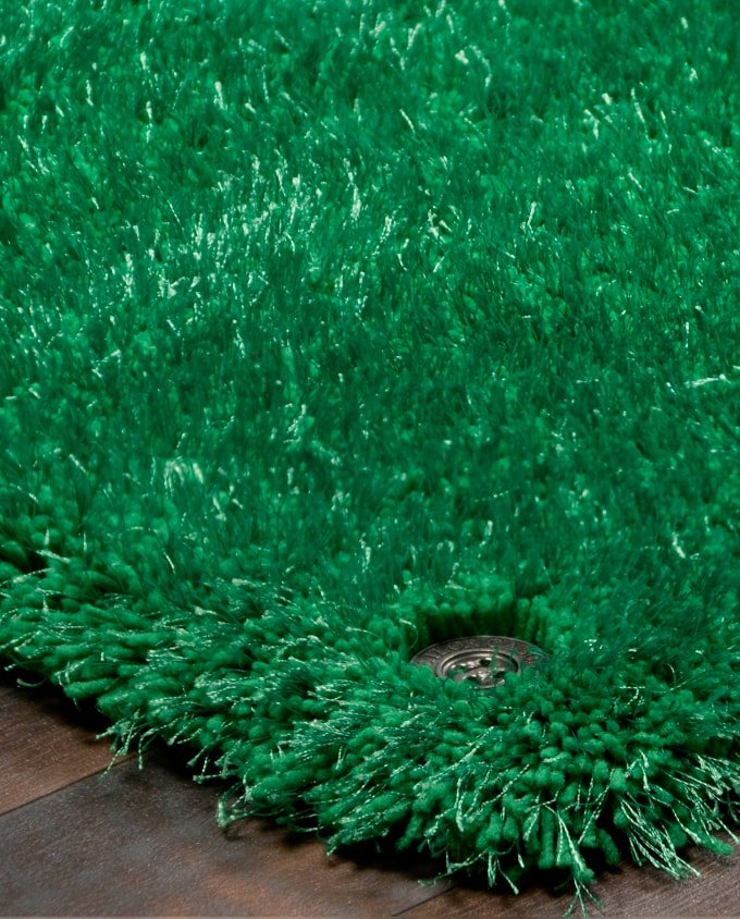 Tom Tailor Soft uni 301 green shaggy szőnyeg 160 x 230 cm - Leguan Exclusive - Tom Tailor -