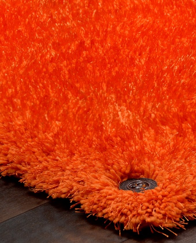 Tom Tailor Soft uni 400 orange shaggy szőnyeg - Leguan Exclusive - Tom Tailor - 50 x 80 cm