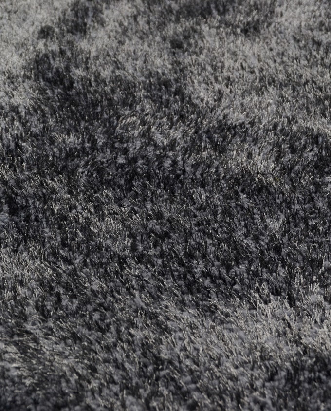 Tom Tailor Soft uni 601 anthracite shaggy szőnyeg - Leguan Exclusive - Tom Tailor - 50 x 80 cm
