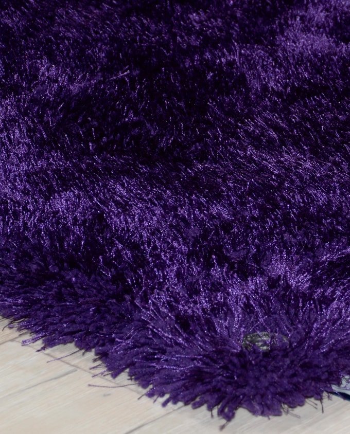Tom Tailor Soft uni 751 purple shaggy szőnyeg - Leguan Exclusive - Tom Tailor - 50 x 80 cm