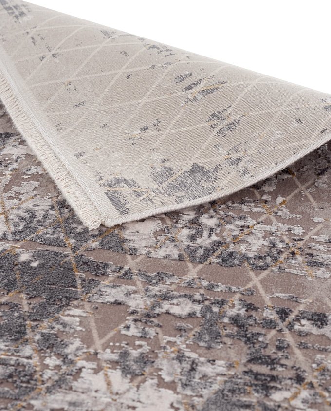 Vision 6103 212 040 diamonds anthrazit design szőnyeg - Leguan Exclusive - Schöner Wohnen - 80 x 150 cm