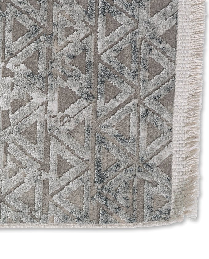 Vision 6103 213 040 triangles anthrazit design szőnyeg - Leguan Exclusive - Schöner Wohnen - 80 x 150 cm