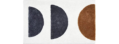 Barbados 1950  félkör mintás fürdőszoba szőnyeg 60 × 90 cm