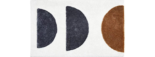 Barbados 1950  félkör mintás fürdőszoba szőnyeg 60 × 90 cm