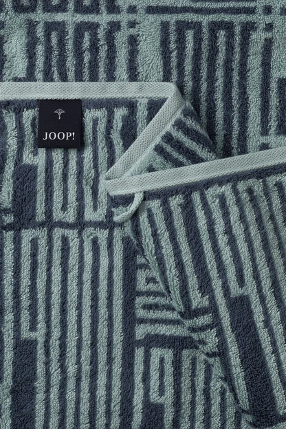 Joop! BARS ALLOVER Pémium frottír törölköző AQUA