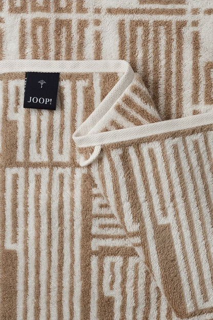 Joop! BARS ALLOVER Pémium frottír törölköző CREME