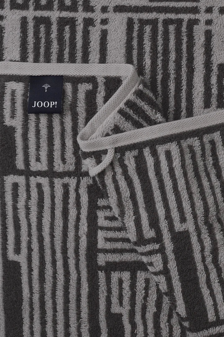 Joop! BARS ALLOVER Pémium frottír törölköző PLATIN