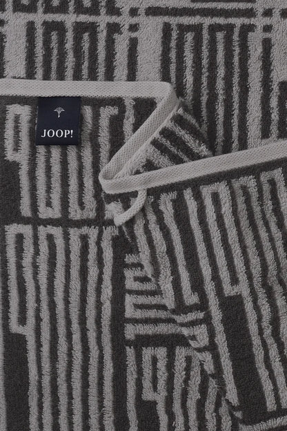 Joop! BARS ALLOVER Pémium frottír törölköző PLATIN