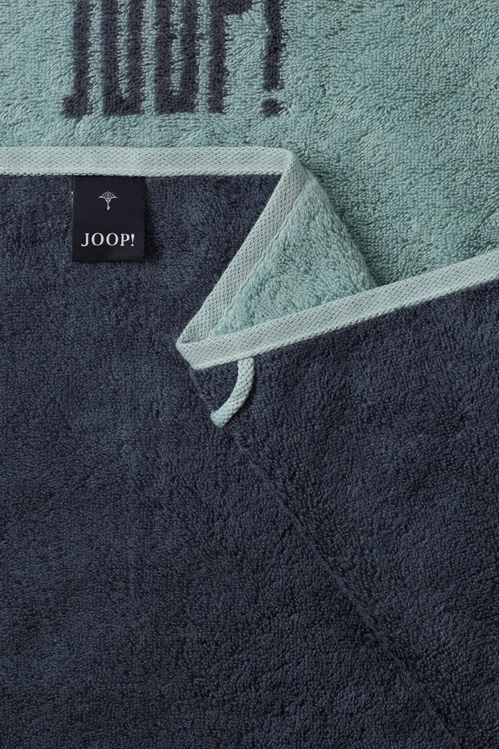 Joop! Classic BARS Doubleface Pémium frottír törölköző Aqua