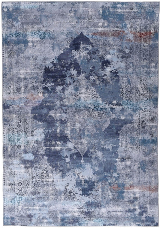 Gino Falcone Cecilia GF-068 705 blue multi vintage szőnyeg