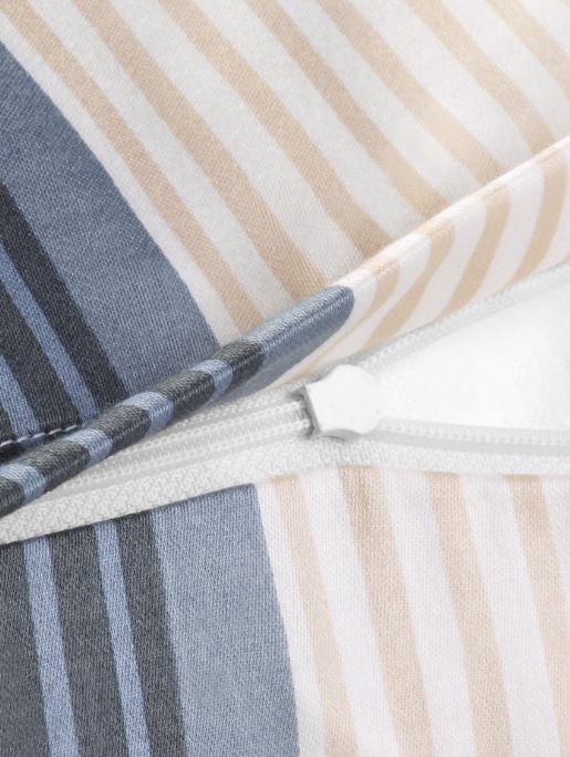 Joop! Ágyneműszett Cornflower Stripes 4069 DEEP COAL 140*200/ 70*90cm garnitúra