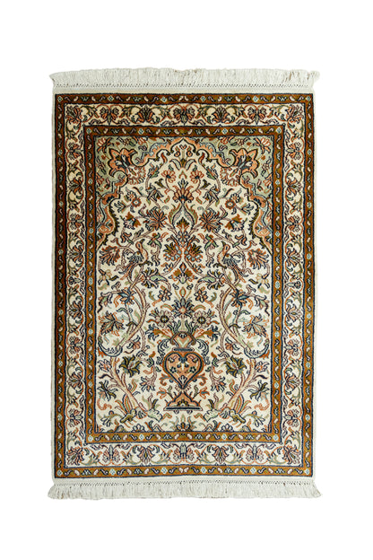 Kuldar cream selyemszőnyeg, 66x92 cm